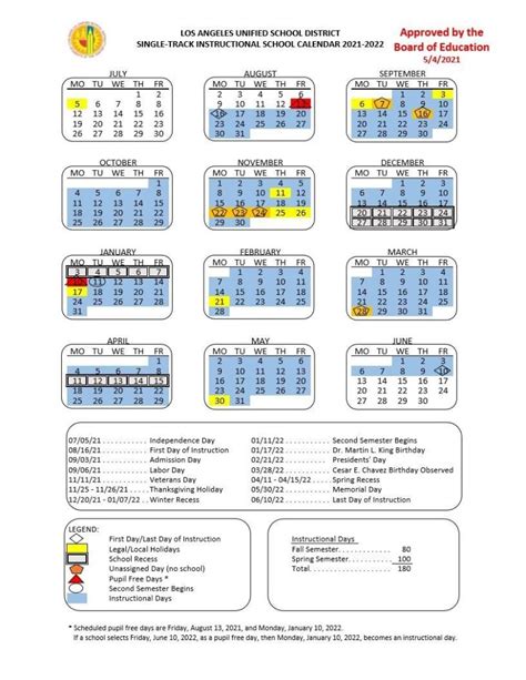 Modified instructional calendars being presented today. . Leusd calendar 20232024
